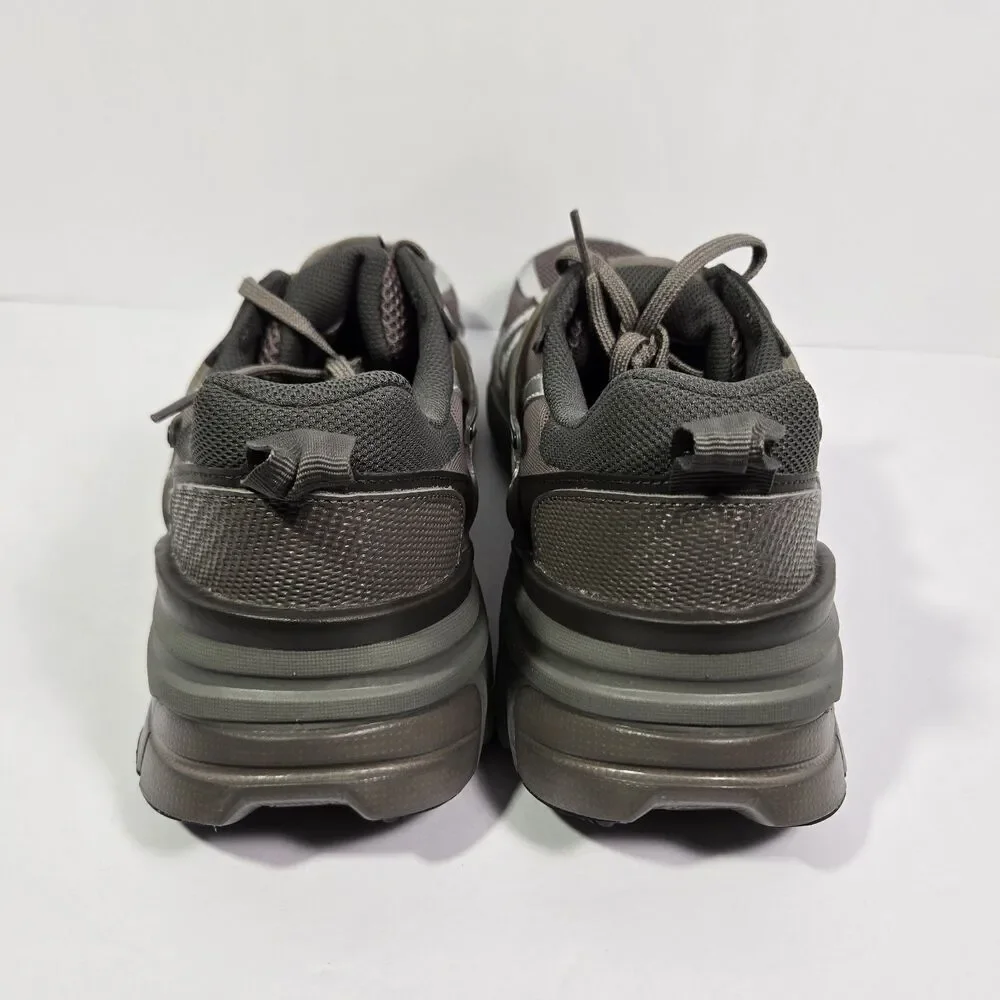 Mens 14 Nike V2K RUN Cave Stone Silver Black Metallic Shoes Sneakers HQ1678-200